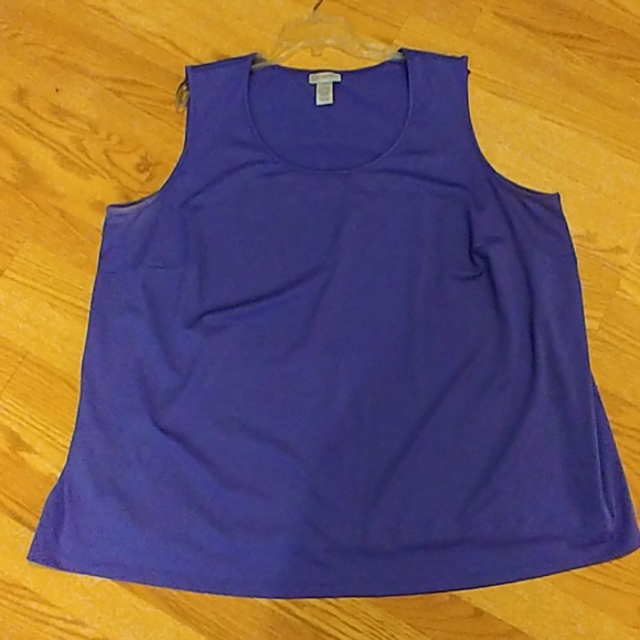 Catherines Tops - Catherine's purple tank size 3xl